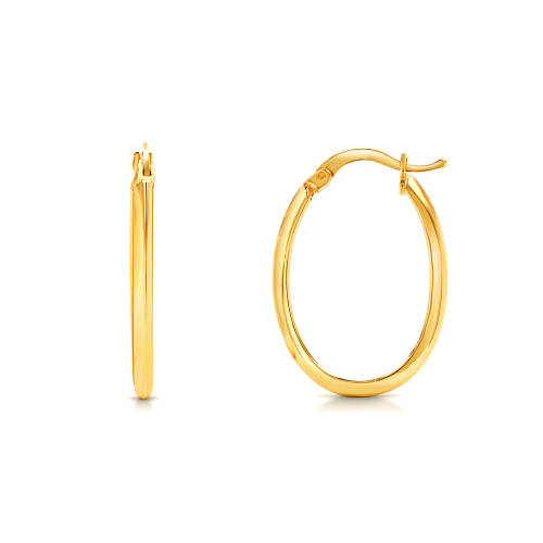 21K Arc Gold Earrings