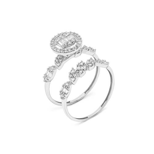 18K Trevali Twin Gem Ring