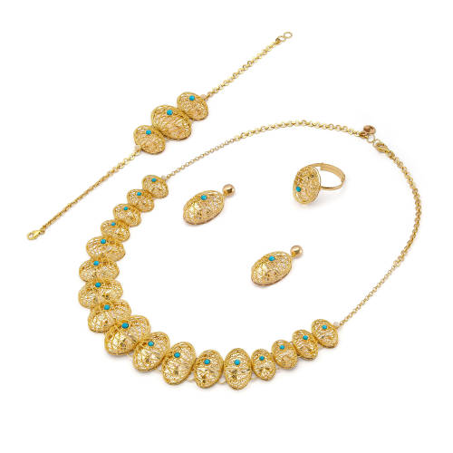 21K Traditional Gold Set from Infinity Collection