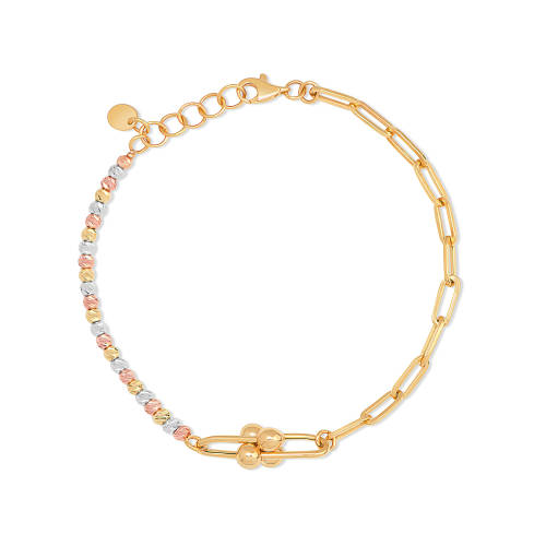 21K Juxtapose Gold Bracelet