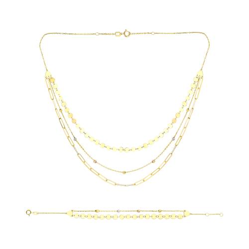 18K Woozy Gold Set