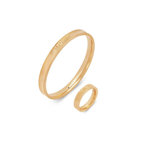 21K Samara Gold Bangle Set