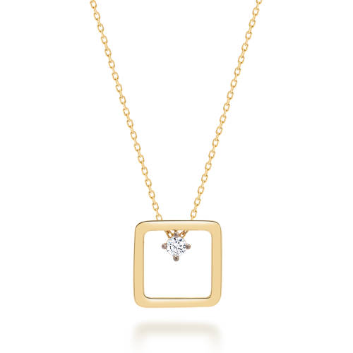 21K Gleam Gold Necklace
