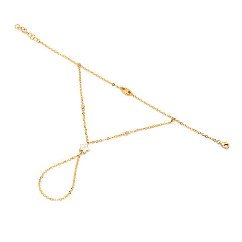 21K Roshana Gold Hand Chain