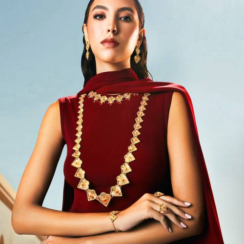 21K Traditional Gold Set from Al Door Collection