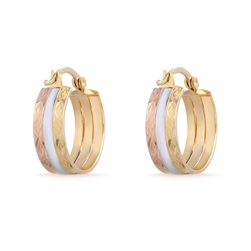 18K Tacita Gold Earrings