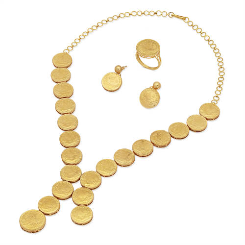22K Noura Gold Set from Khazeena Collection
