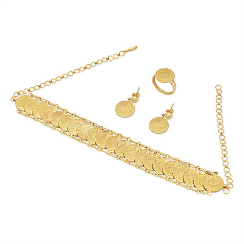 22K Sharifa Gold Set from Khazeena Collection