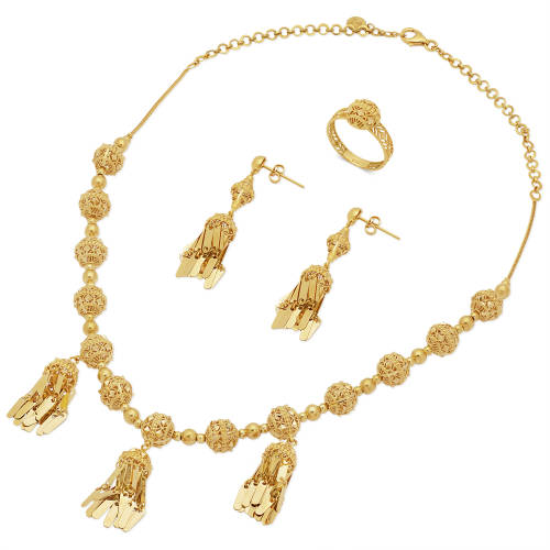21K Ghazala Gold Set