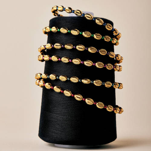 18K Thudor Beaded Gold Bracelet