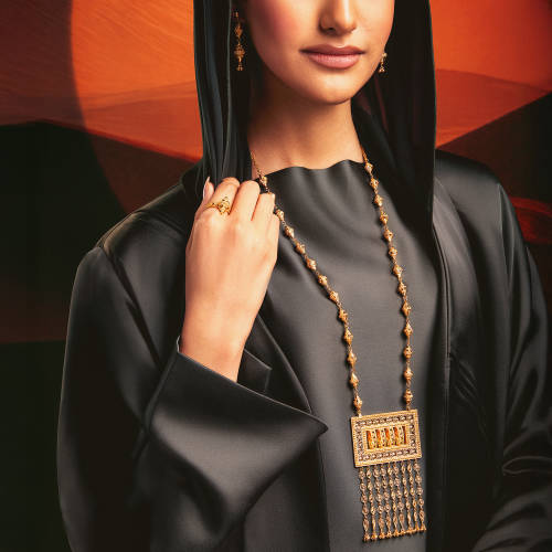 21K NAJAB Traditional Tabla Gold Set