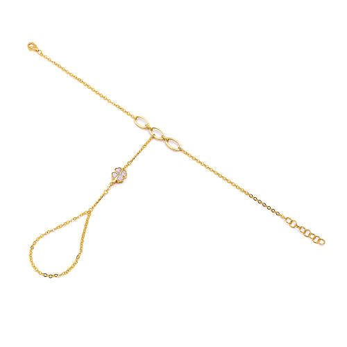 21K Golnaz Gold Hand Chain
