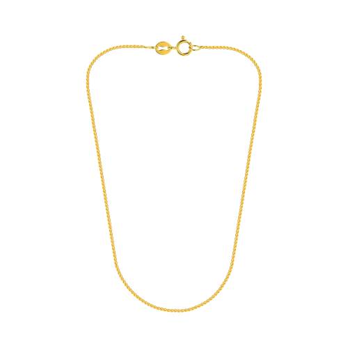 21K Twisted Rope Gold Chain