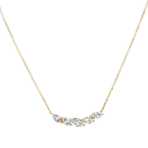0.88CT Cropt Diamond Necklace