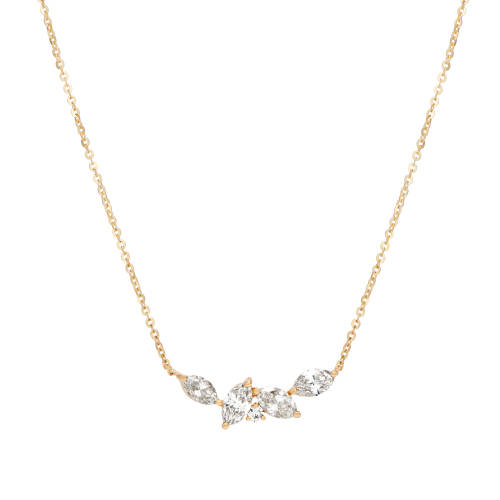 0.83CT Cracky Diamond Necklace