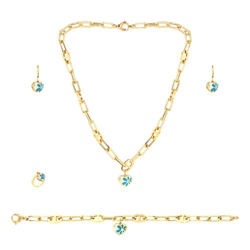 Glowe Blossoming 21K Gold Set