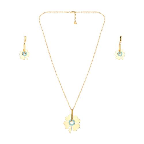 Lowe Floret 21K Gold Set