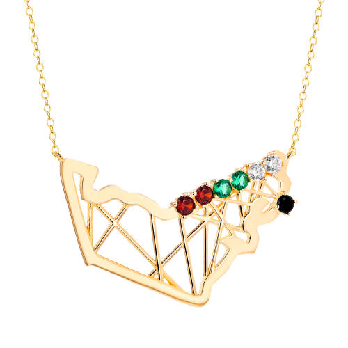 21K UAE Silhouette Necklace