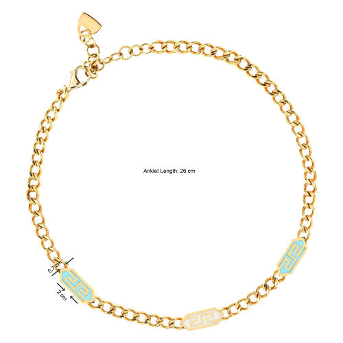 Lowe Labyrinth 21K Gold Anklet