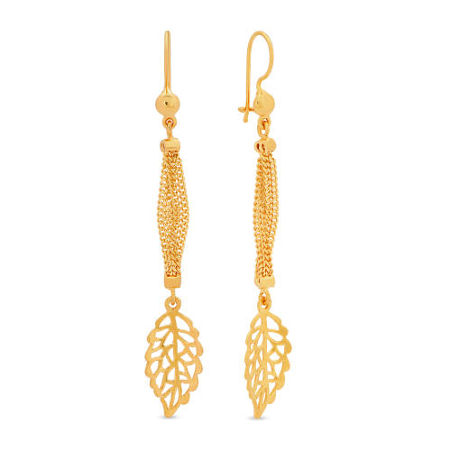 21K Nabd Gold Earrings
