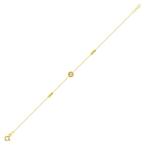 21K Celestial Sparkle Luxe Gold Bracelet