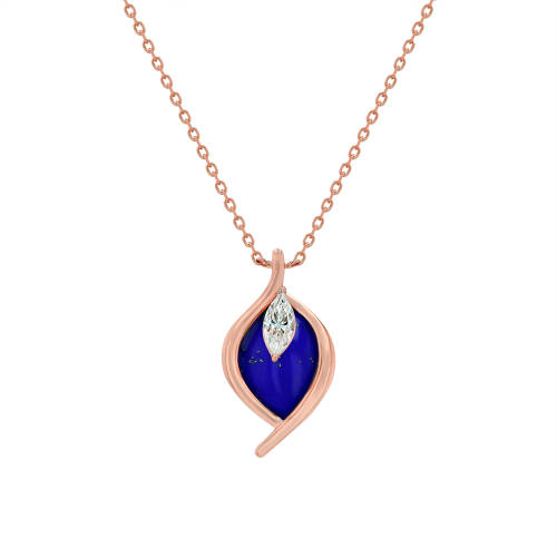 Nelia Blue Diamond Necklace