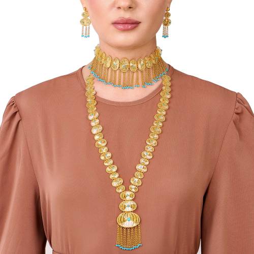21K Traditional Gold Set from Infinity Collection