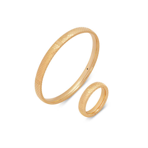 21K Anara Gold Bangle Set