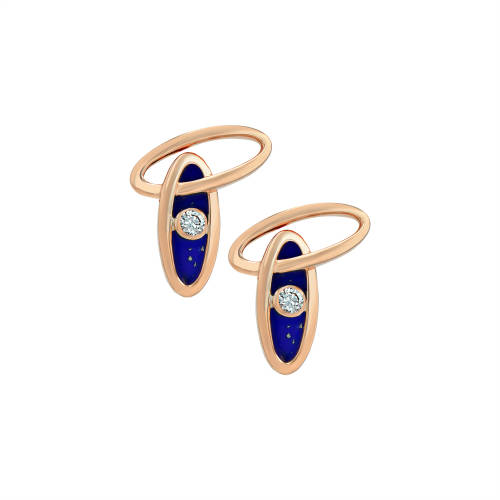 Orion Blue Diamond Earrings