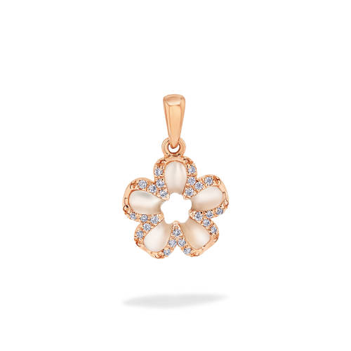 0.07CT Fluorescent Jewel Diamond Pendant