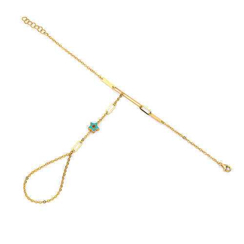 21K Nilara Gold Hand Chain