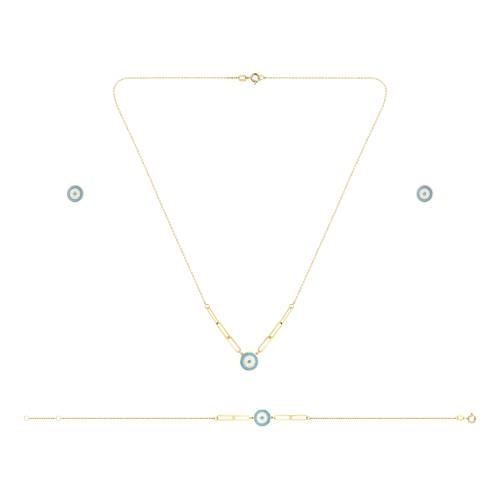 Deepness 18K Gold Set