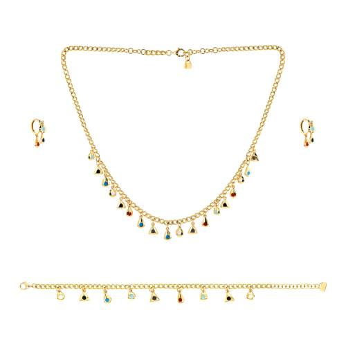 Lowe Rainbow 21K Gold Set