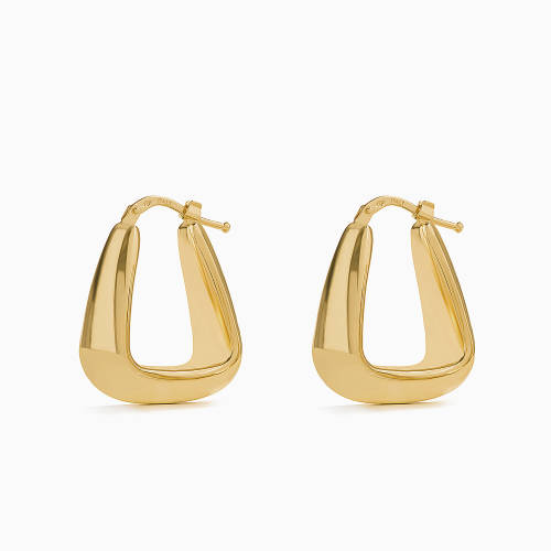 18K Harmony Gold Earrings.