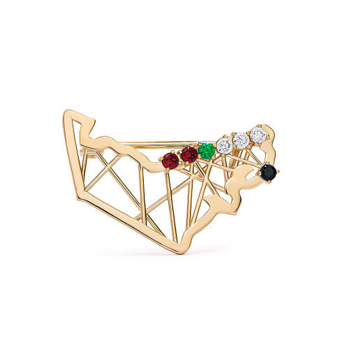 18K Ehsas Gold Pin