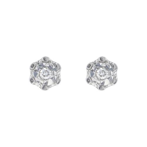 0.04CT Diamond Earring
