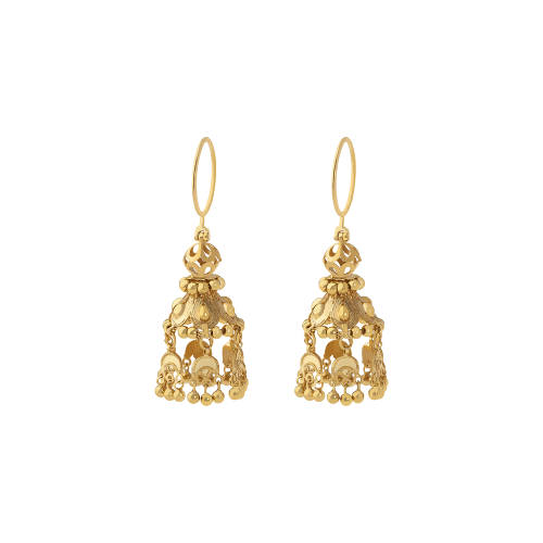 21K Traditional Gold Earring