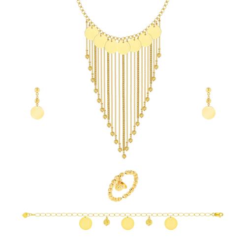 21K Gold Choker Set