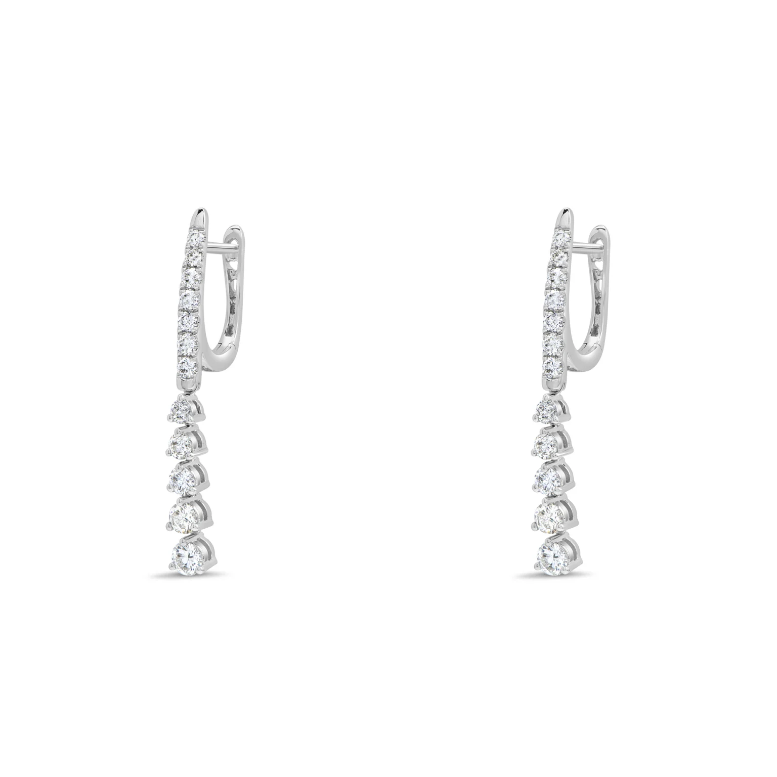 0.65CT Giulia Drop Diamond Earrings