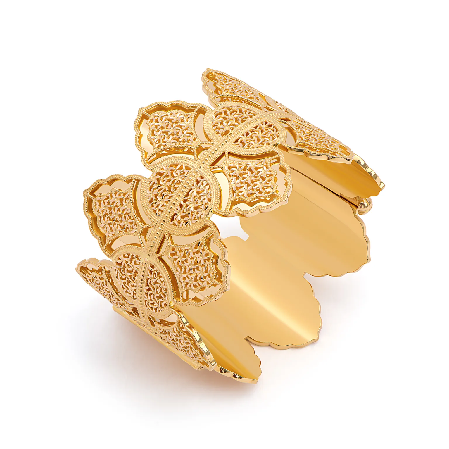 21K Fazra Gold Bangle