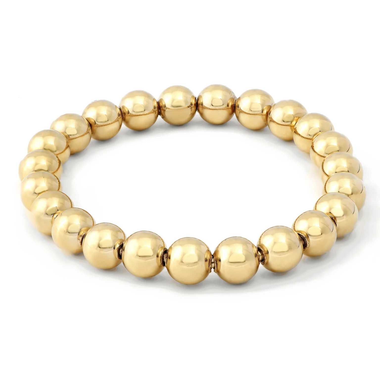 Orb 18K Gold Beaded Bracelet