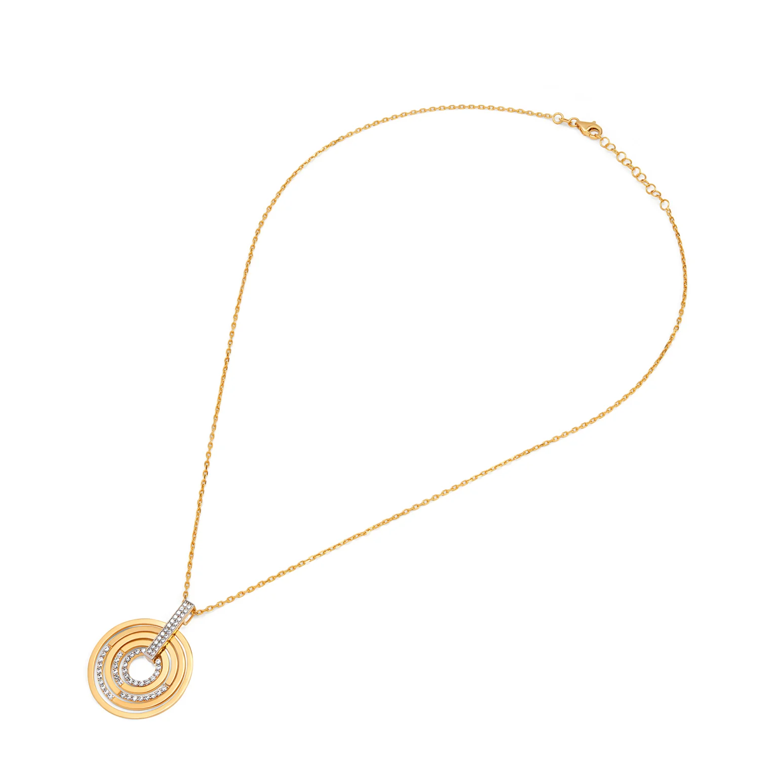 21K Monile Gold Necklace