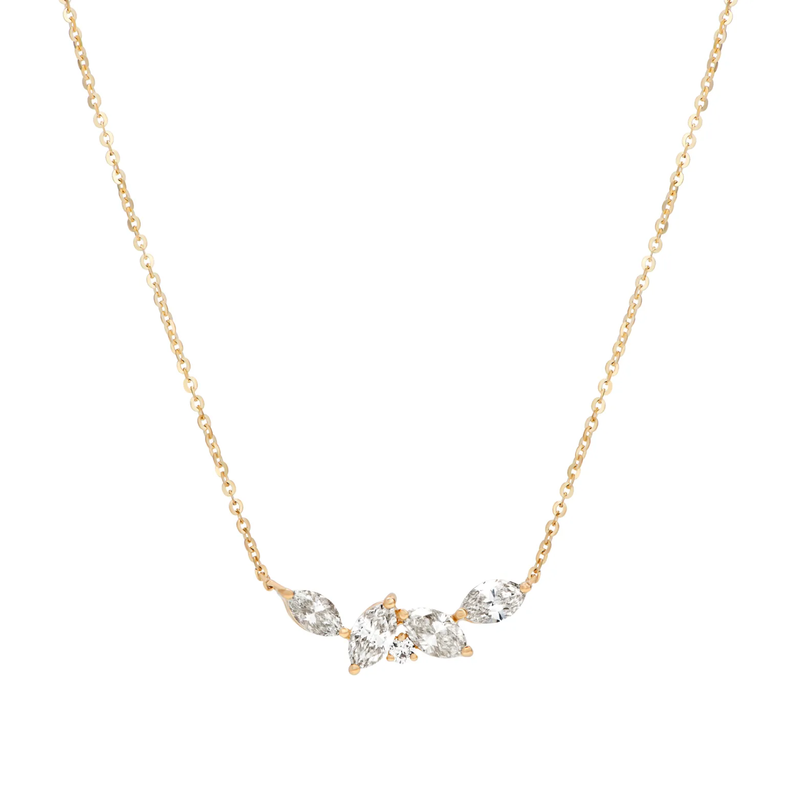 0.83CT Cracky Diamond Necklace
