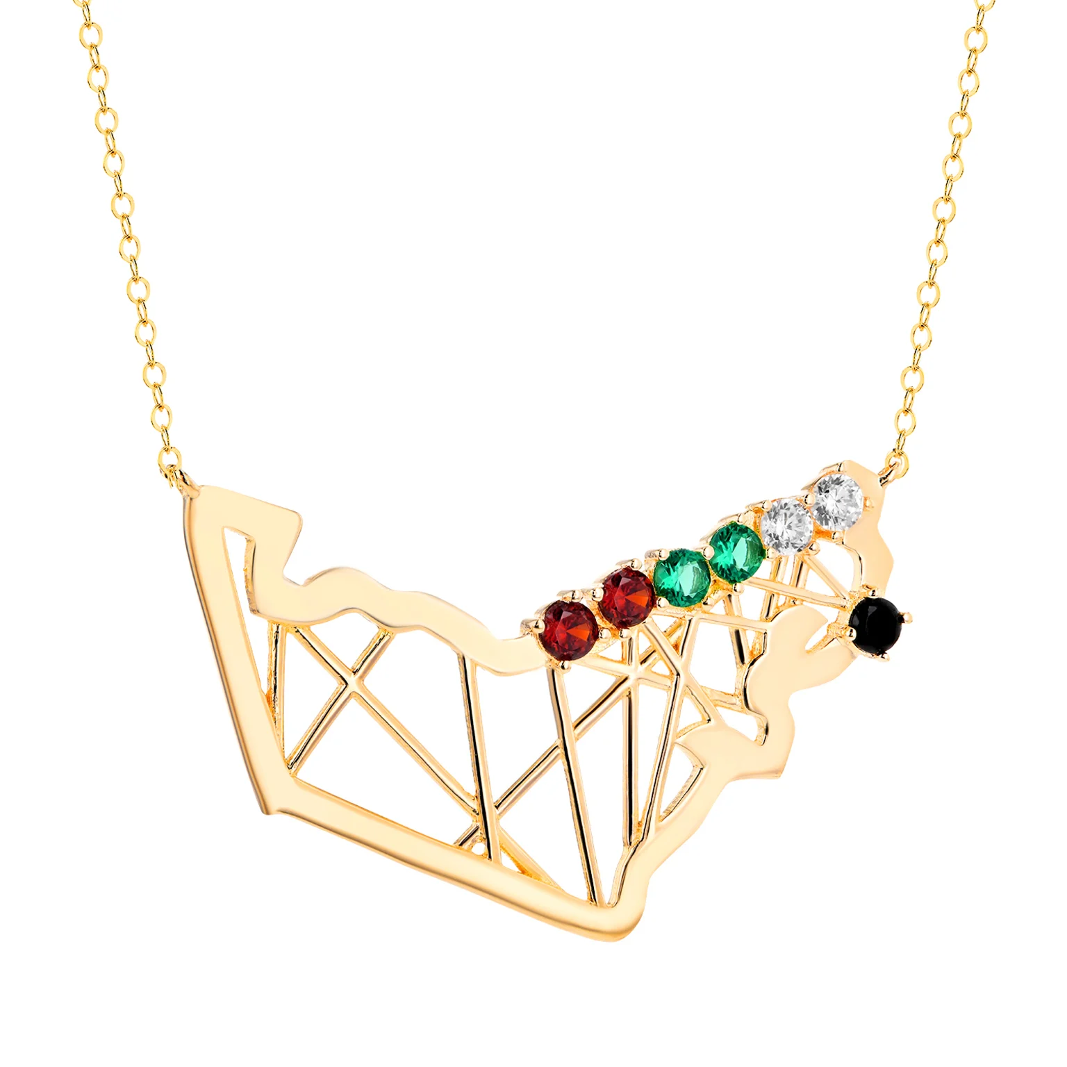 21K UAE Silhouette Necklace