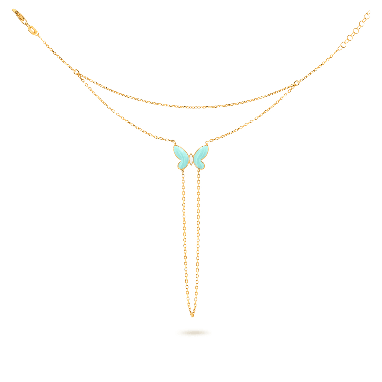 21k Aqua Gold Ring Bracelet