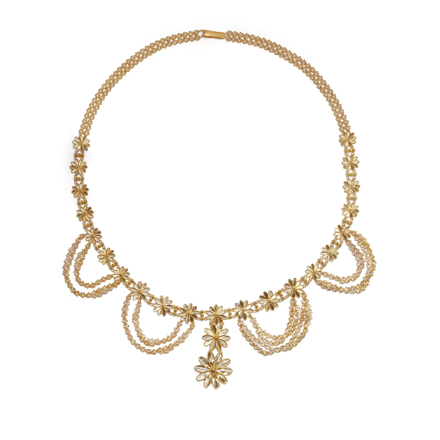 21K Traditional Gold Belt from Wardah Collection