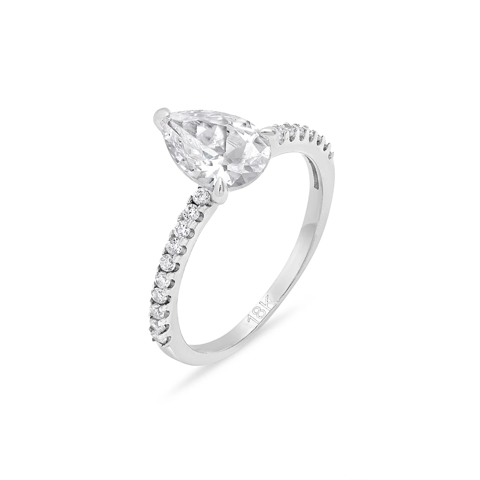 18K Verschlim Gold Ring