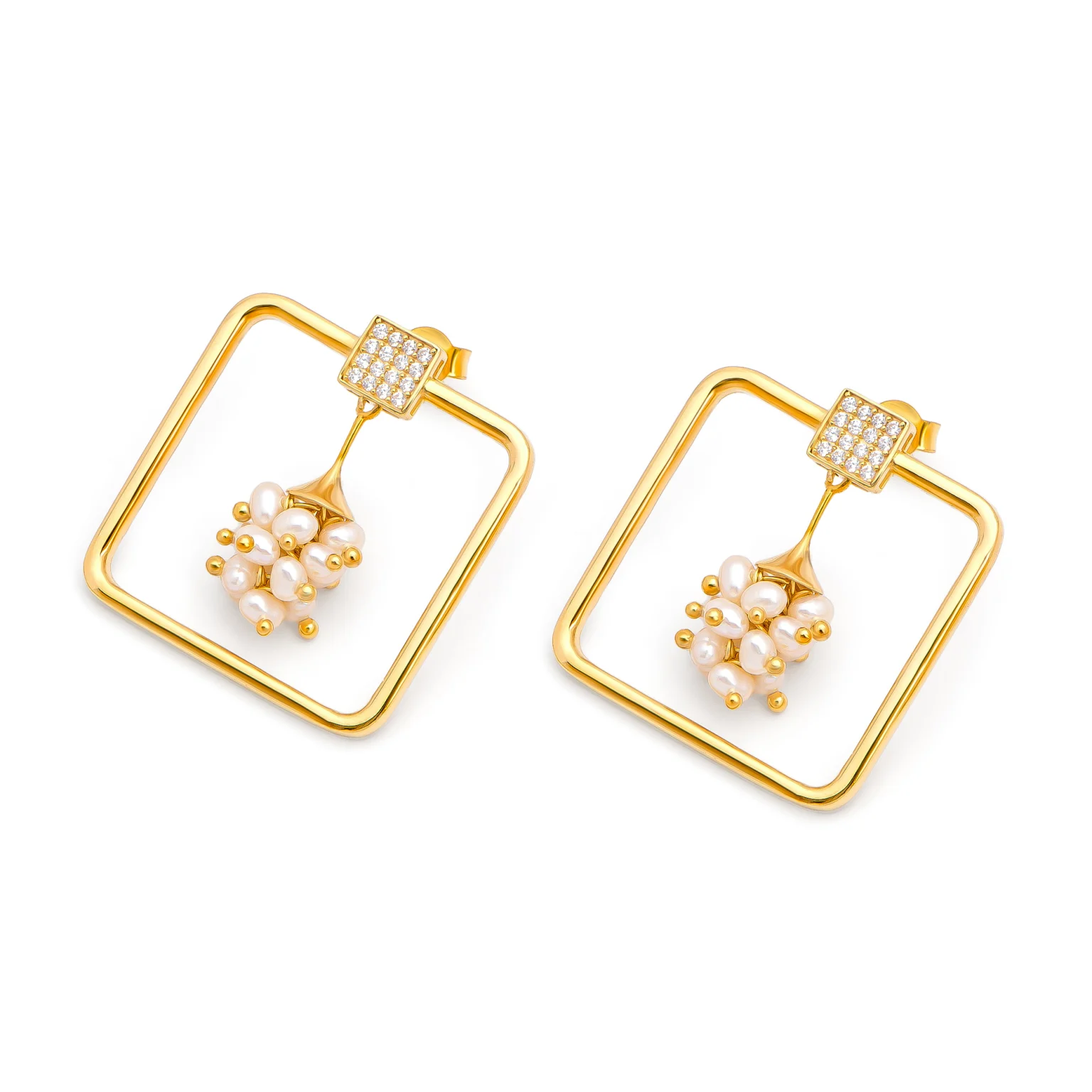 21K Bela Gold Earrings
