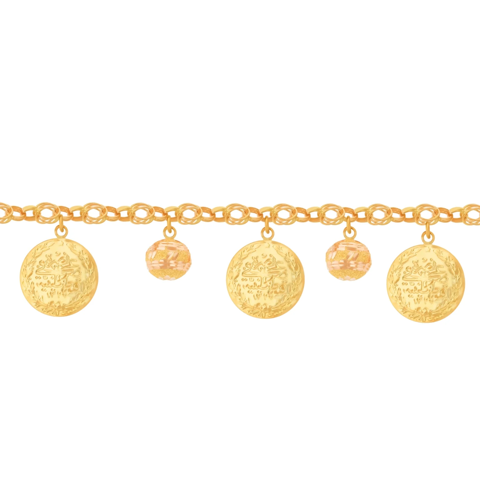 21K Traditional Gold Bracelet