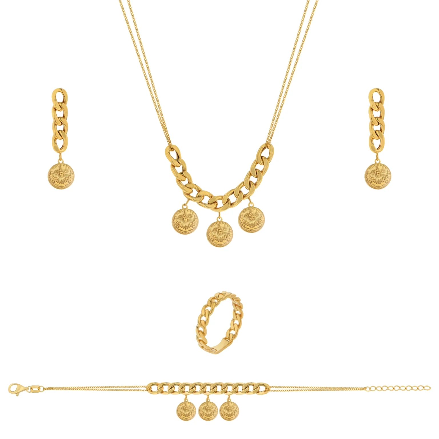 21K Traditional Gold Set